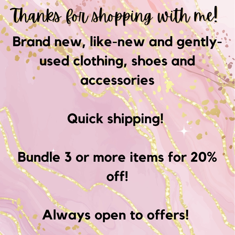 Thanks for shopping my closet!